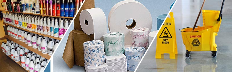 Janitorial cleaning supplies
